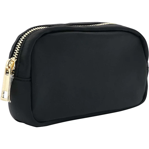 SMALL NYLON MAKEUP BAG-BLACK